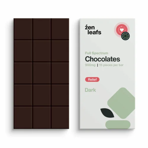 Zen Leafs Full Spectrum CBD Dark Chocolates 900mg