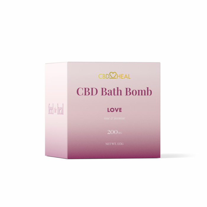 CBD2HEAL CBD Bath Bomb Love Canada
